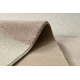 FLUX 461.7.AE200 wool carpet OSTA - Geometric, structural, loft beige / pink