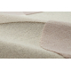 FLUX 461.7.AE200 wool carpet OSTA - Geometric, structural, loft beige / pink