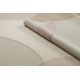 FLUX 461.7.AE200 wool carpet OSTA - Geometric, structural, loft beige / pink
