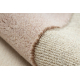 FLUX 461.7.AE200 wool carpet OSTA - Geometric, structural, loft beige / pink