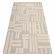 FLUX 461.95.AE110 Wollteppich OSTA - Geometrisch, Strukturell, Loft creme / beige