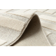 FLUX 461.95.AE110 Wollteppich OSTA - Geometrisch, Strukturell, Loft creme / beige