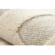 FLUX 461.95.AE110 Wollteppich OSTA - Geometrisch, Strukturell, Loft creme / beige