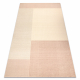 FLUX 461.9.AE200 Wollteppich OSTA - Geometrisch, Strukturell, Loft beige / rosa