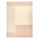 FLUX 461.9.AE200 Wollteppich OSTA - Geometrisch, Strukturell, Loft beige / rosa