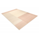 FLUX 461.9.AE200 Wollteppich OSTA - Geometrisch, Strukturell, Loft beige / rosa
