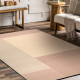 FLUX 461.9.AE200 Wollteppich OSTA - Geometrisch, Strukturell, Loft beige / rosa