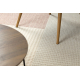 Vlnený koberec FLUX 461.9.AE200 OSTA - Geometrický, štrukturálny, loft béžový / ružová