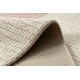 FLUX 461.9.AE200 Wollteppich OSTA - Geometrisch, Strukturell, Loft beige / rosa