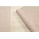 FLUX 461.9.AE200 wool carpet OSTA - Geometric, structural, loft beige / pink