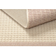 FLUX 461.9.AE200 Wollteppich OSTA - Geometrisch, Strukturell, Loft beige / rosa