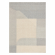FLUX 461.12.AE120 Wollteppich OSTA - Geometrisch, Strukturell, Loft creme / grau