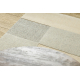 FLUX 461.12.AE120 wool carpet OSTA - Geometric, structural, loft cream / grey