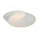 FLUX ovaal 461.67.AE502 wollen tapijt OSTA - Geometrisch, structureel, loft blauw / crème