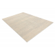 FLUX 461.93.AE120 wool carpet OSTA - Lines, structural, loft cream / grey