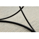 FLUX 461.93.AE120 wool carpet OSTA - Lines, structural, loft cream / grey