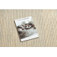 FLUX 461.93.AE120 wool carpet OSTA - Lines, structural, loft cream / grey