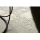FLUX 461.43.AE200 Wollteppich OSTA - Geometrisch, Strukturell, Loft creme / rosa