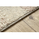 FLUX 461.43.AE200 Wollteppich OSTA - Geometrisch, Strukturell, Loft creme / rosa