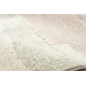 FLUX 461.43.AE200 Wollteppich OSTA - Geometrisch, Strukturell, Loft creme / rosa