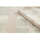 FLUX 461.43.AE200 Wollteppich OSTA - Geometrisch, Strukturell, Loft creme / rosa