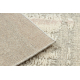 FLUX 461.43.AE200 Wollteppich OSTA - Geometrisch, Strukturell, Loft creme / rosa