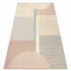 FLUX 461.1.AE990 Wollteppich OSTA - Geometrisch, Strukturell, Loft creme / beige