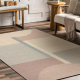 Moquette en laine FLUX 461.1.AE990 OSTA - Géométrique, structurelle, loft crème / beige