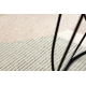 FLUX 461.1.AE990 tappeto in lana OSTA - Geometrico, strutturale, loft crema / beige