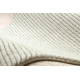FLUX 461.1.AE990 Wollteppich OSTA - Geometrisch, Strukturell, Loft creme / beige