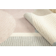Moquette en laine FLUX 461.1.AE990 OSTA - Géométrique, structurelle, loft crème / beige
