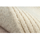 FLUX 461.1.AE990 Wollteppich OSTA - Geometrisch, Strukturell, Loft creme / beige
