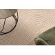FLUX ovalt 461.67.AE200 ullteppe OSTA - Geometrisk, strukturell, loft rosa / beige