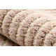 FLUX ovalt 461.67.AE200 ullteppe OSTA - Geometrisk, strukturell, loft rosa / beige