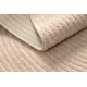 FLUX ovalt 461.67.AE200 ullteppe OSTA - Geometrisk, strukturell, loft rosa / beige