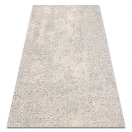 FLUX 461.2.AE120 wool carpet OSTA - Abstraction, structural, loft cream / grey