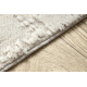 FLUX 461.2.AE120 Wollteppich OSTA - Abstraktion, Strukturell, Loft creme / grau