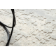 FLUX 461.2.AE120 wool carpet OSTA - Abstraction, structural, loft cream / grey