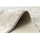 FLUX 461.2.AE120 wool carpet OSTA - Abstraction, structural, loft cream / grey