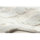FLUX 461.2.AE120 wool carpet OSTA - Abstraction, structural, loft cream / grey