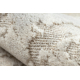 FLUX 461.2.AE120 tappeto in lana OSTA - Astrazione, strutturale, loft crema / grigio