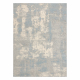 FLUX 461.2.AE500 Wollteppich OSTA - Abstraktion, Strukturell, Loft creme / blau