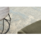 FLUX 461.2.AE500 Wollteppich OSTA - Abstraktion, Strukturell, Loft creme / blau