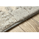 FLUX 461.2.AE500 Wollteppich OSTA - Abstraktion, Strukturell, Loft creme / blau