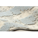 FLUX 461.2.AE500 Wollteppich OSTA - Abstraktion, Strukturell, Loft creme / blau