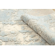 FLUX 461.2.AE500 Wollteppich OSTA - Abstraktion, Strukturell, Loft creme / blau