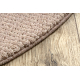 Moquette en laine FLUX cercle 461.68.AE200 OSTA - Géométrique, structurelle, loft rose / beige