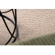 Moquette en laine FLUX cercle 461.68.AE200 OSTA - Géométrique, structurelle, loft rose / beige