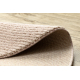 Moquette en laine FLUX cercle 461.68.AE200 OSTA - Géométrique, structurelle, loft rose / beige