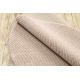 Moquette en laine FLUX cercle 461.68.AE200 OSTA - Géométrique, structurelle, loft rose / beige